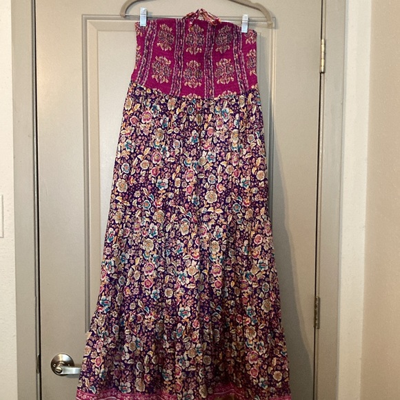 Anthropologie| Maeve |Fall Daleka Purple Silk Dress | Sz Medium NWT - Picture 3 of 11